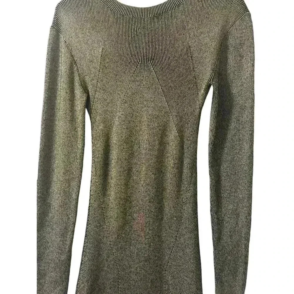 Reiss Kalila Bodycon Jumper Dress Knee Length Jumper Sweater Dress Viscose Wool - Picture 2 of 8